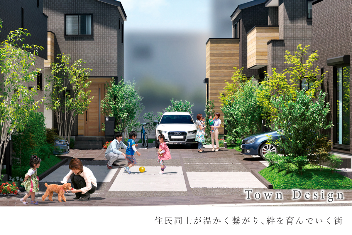 掲載の完成予想図(パース)は図面を基に描き起こしたもので、実際とは多少異なります。