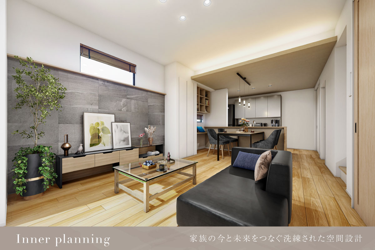 掲載のパースは図面を基に描き起こしたもので、実際とは多少異なります。