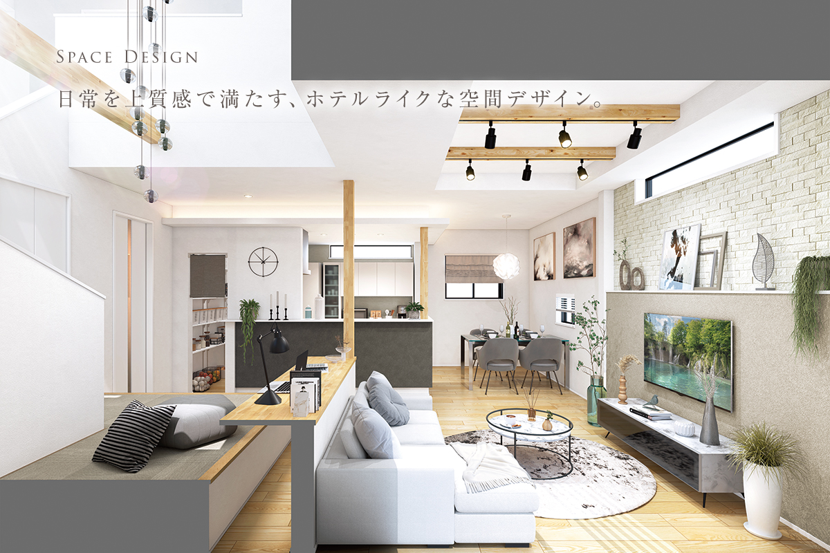 ※掲載のパースは図面を基に描き起こしたもので、実際とは多少異なります。