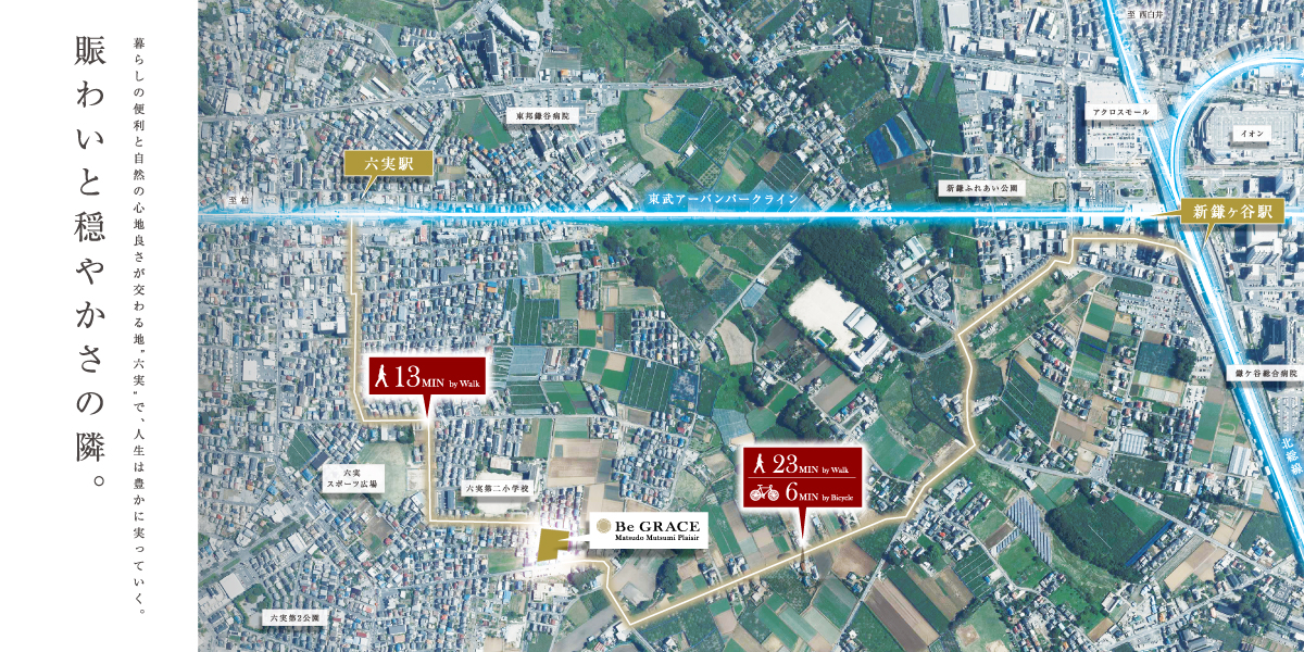 ※掲載の航空写真は現地周辺を撮影(2019年10月)したものに一部CG加工を施したもので実際とは異なります。