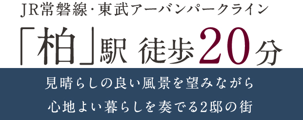 【予告広告】リーズン柏 見晴らし丘の家