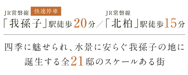 【予告広告】リーズン我孫子 awai no machi