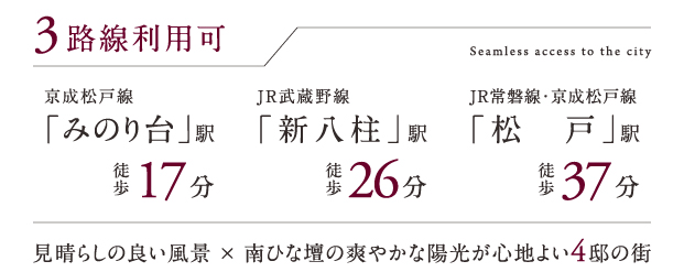 【予告広告】リーズン松戸・稔台 空景の街