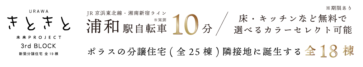 URAWAきときと未来PROJECT 3rdBLOCK
