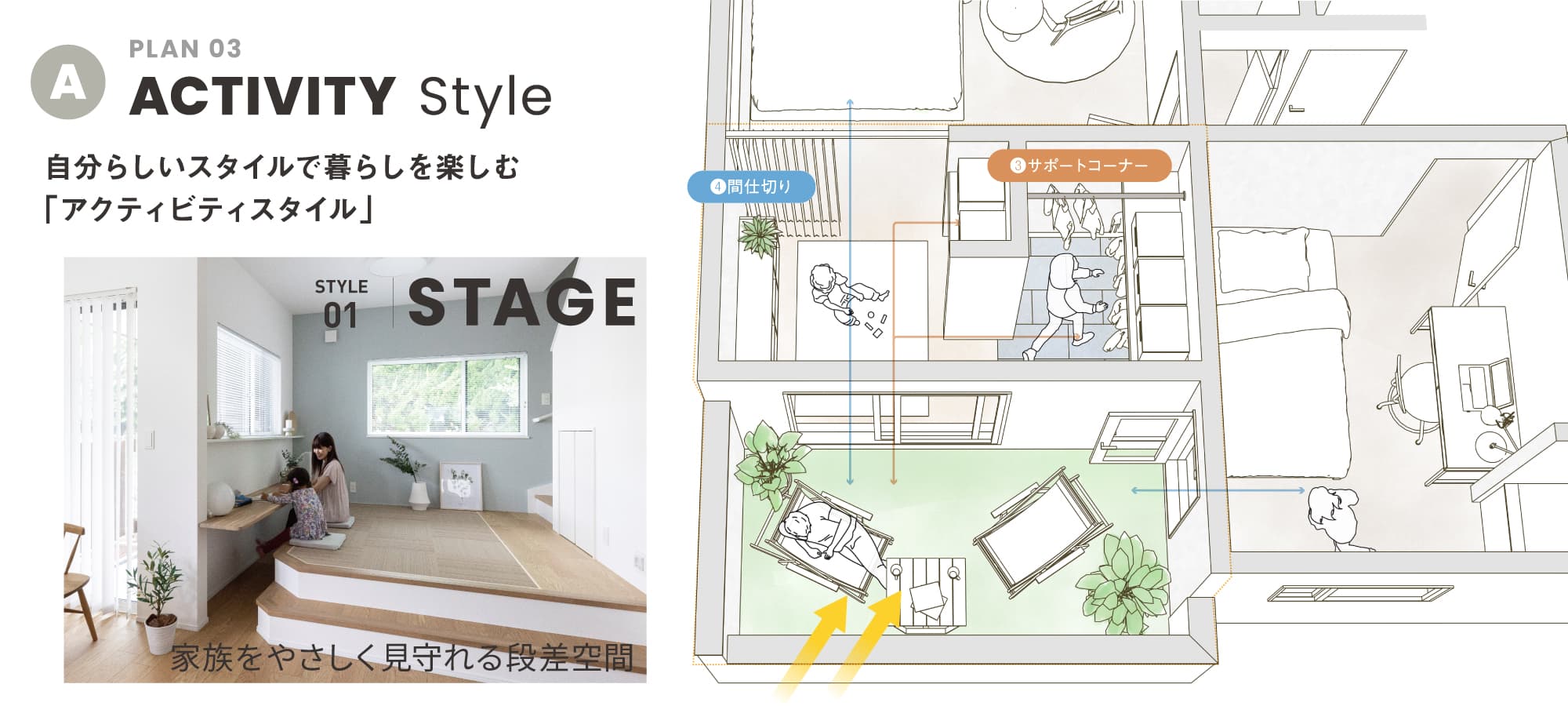※掲載のイラストは図面を基に描き起こしたもので、実際とは多少異なります。※イラストで描かれた家具・雑貨等は商品に含まれません。※掲載の写真はイメージです。<br>