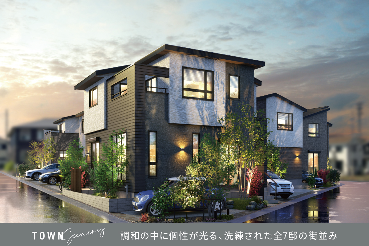 パースは図面を基に描き起こしたもので実際とは多少異なります。