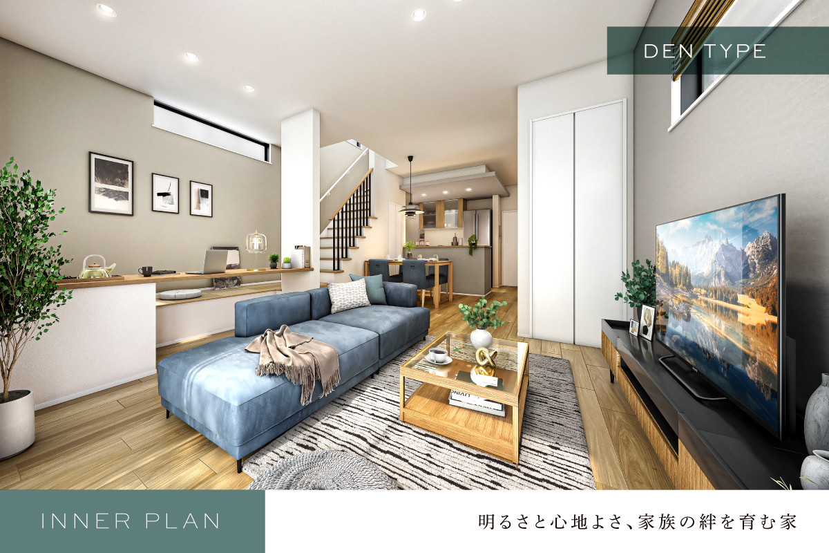 パースは図面を基に描き起こしたもので実際とは多少異なります。