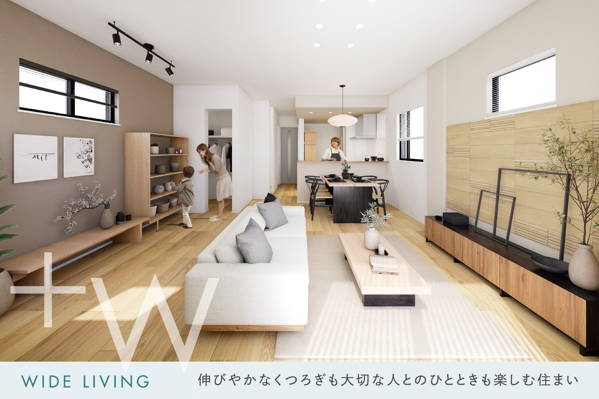 掲載の完成予想図(パース)は図面を基に描き起こしたもので、実際とは多少異なります。