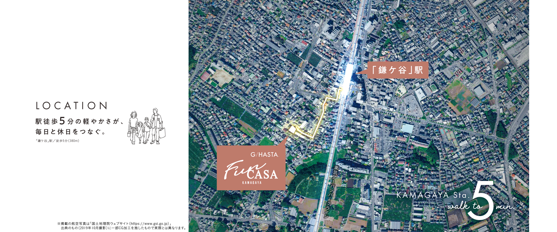 ※空撮写真は2019年10月に撮影したものにCG処理を施しております。