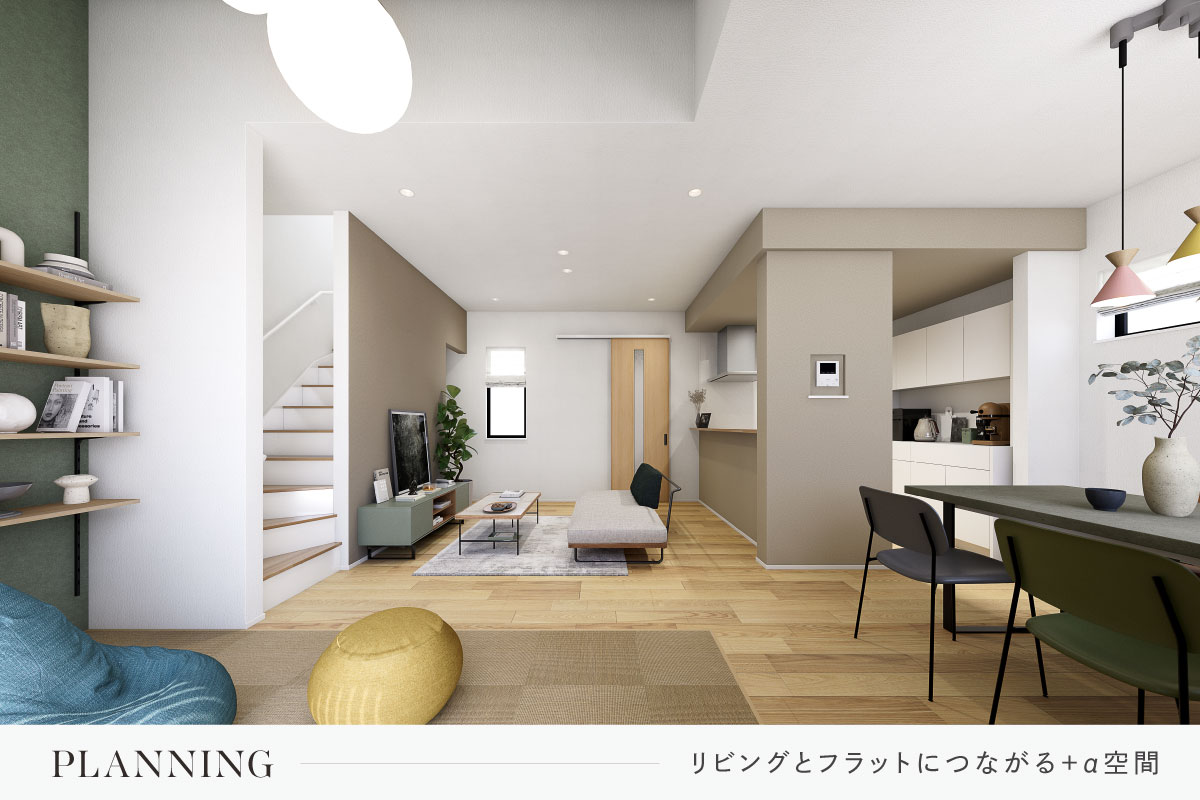 パースは図面をもとに描き起こしたもので実際とは多少異なります。