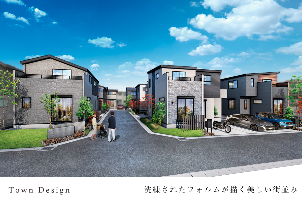 掲載の完成予想図(パース)は図面を基に描き起こしたもので、実際とは多少異なります。