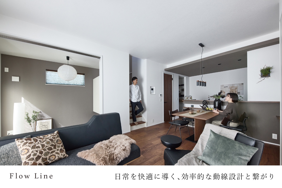 掲載の写真は現地モデルハウス5号棟を2026年3月に撮影したものです。