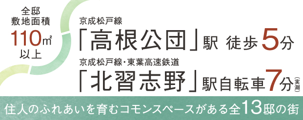 【予告広告】リーズン船橋・高根公団 トリニティコモンズ