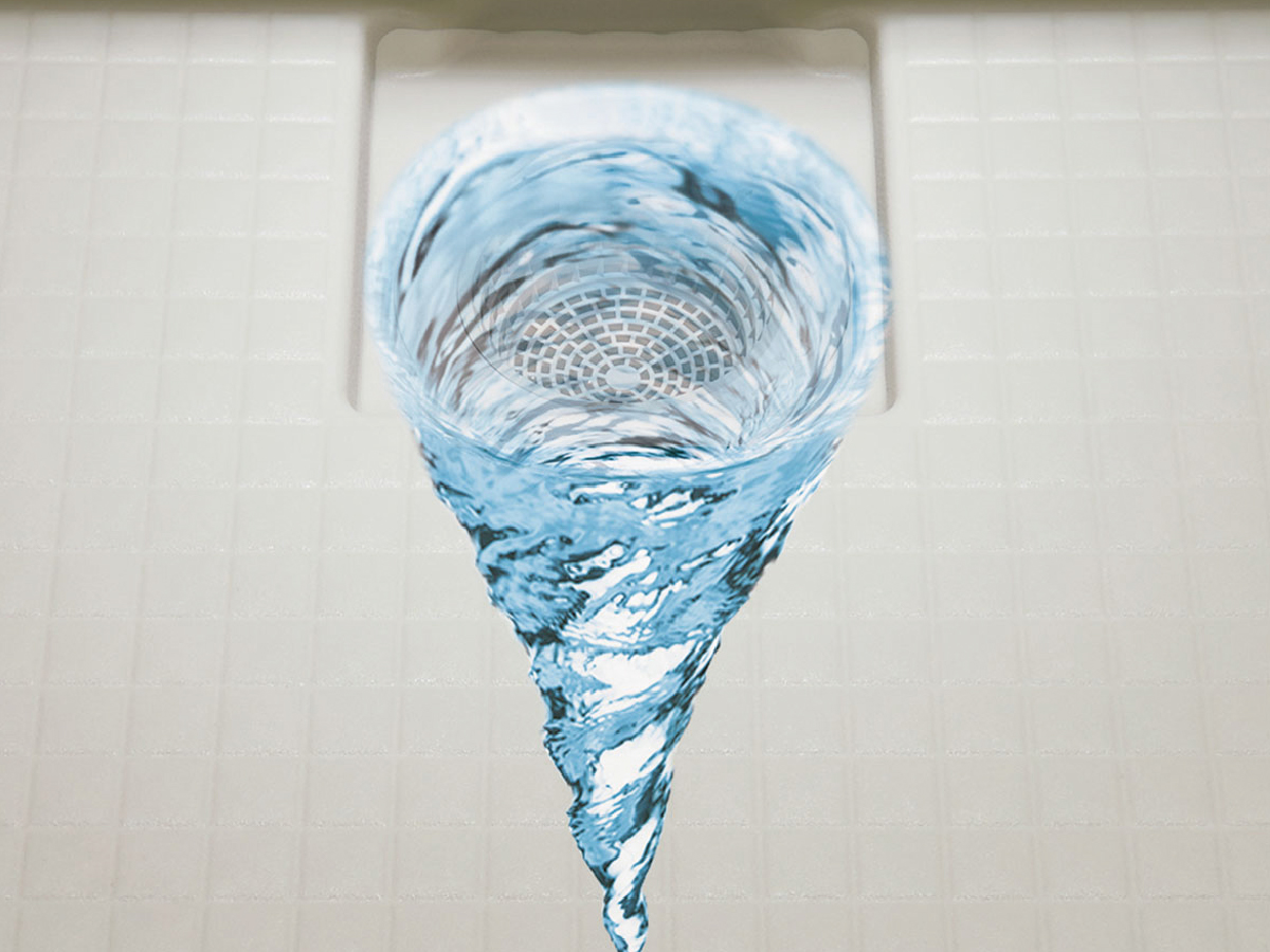 【くるりんポイ排水口】