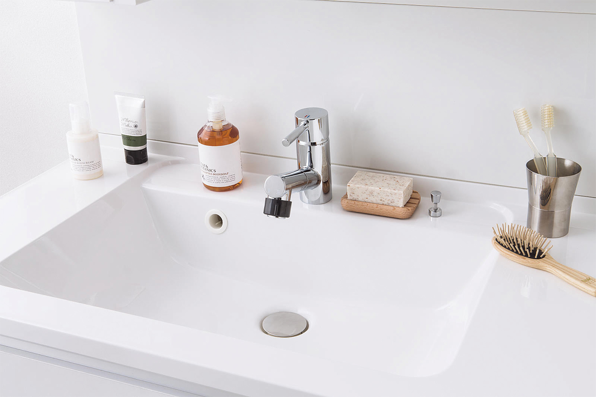 【新洗面ボウル形状カウンター】