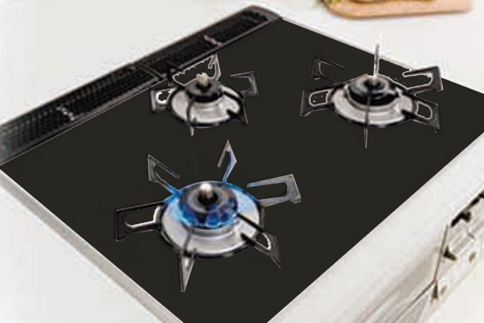 パールクリスタルコンロ【Rinnai】