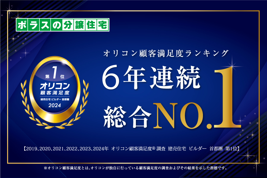 オリコン顧客満足度(R)調査 6年連続総合第1位を獲得!