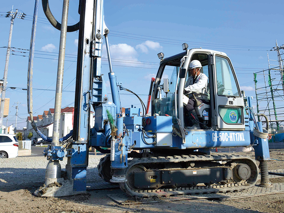 【敷地調査・地盤改良】 【敷地調査・地盤改良】