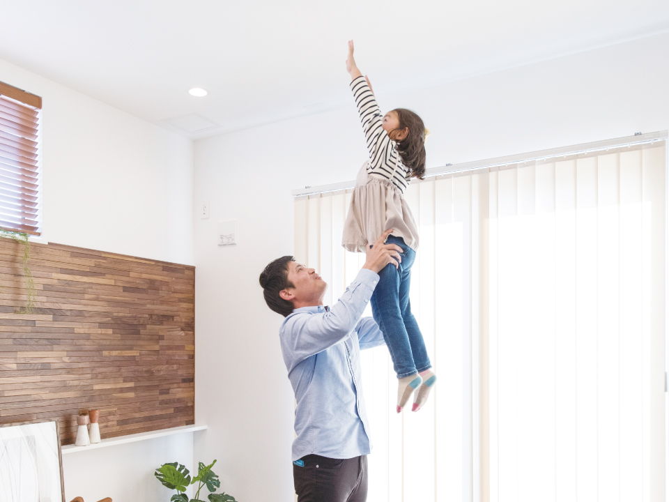 【リビングはハイシーリング】 【リビングはハイシーリング】