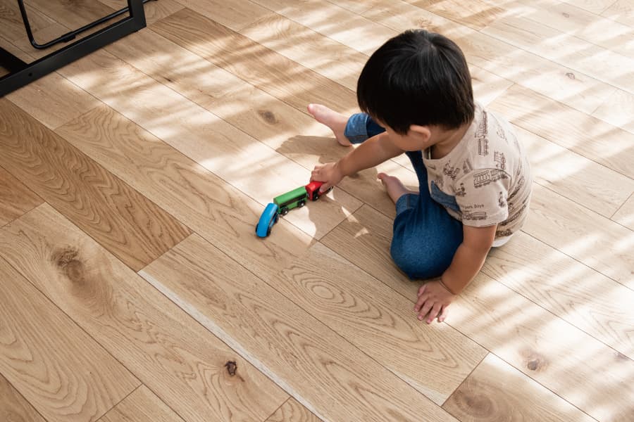 【リビング床暖房】 【リビング床暖房】