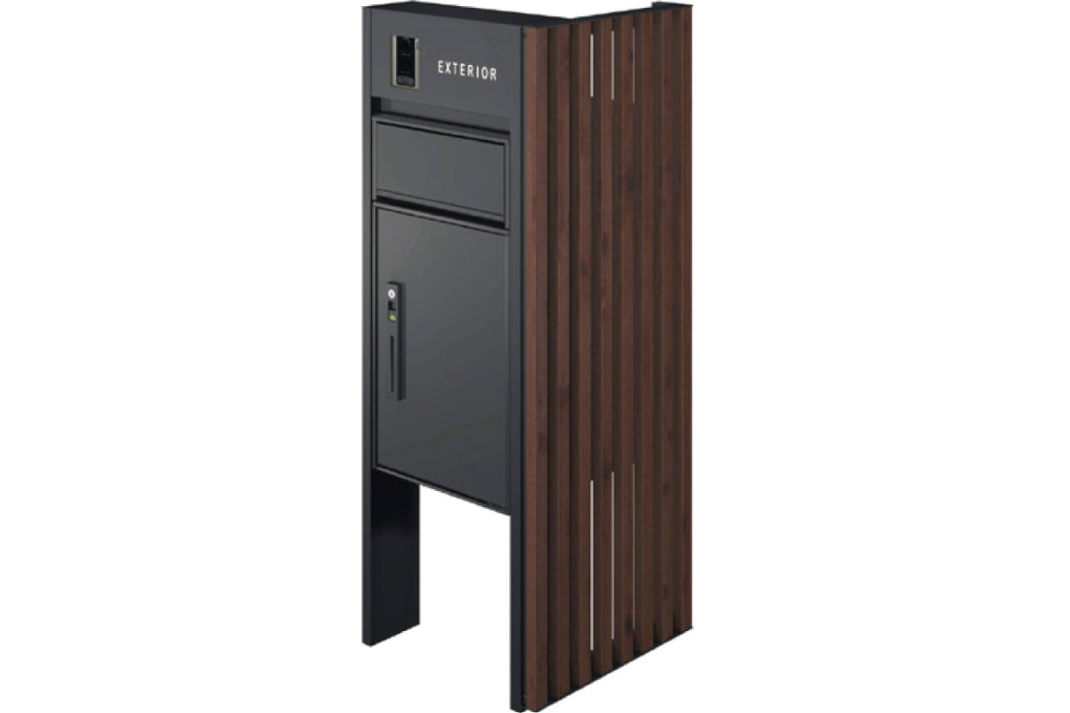 【宅配ボックス付機能門柱】