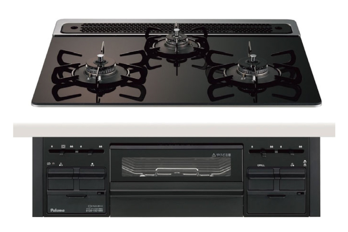 【ガラストップコンロ（両面焼き）】