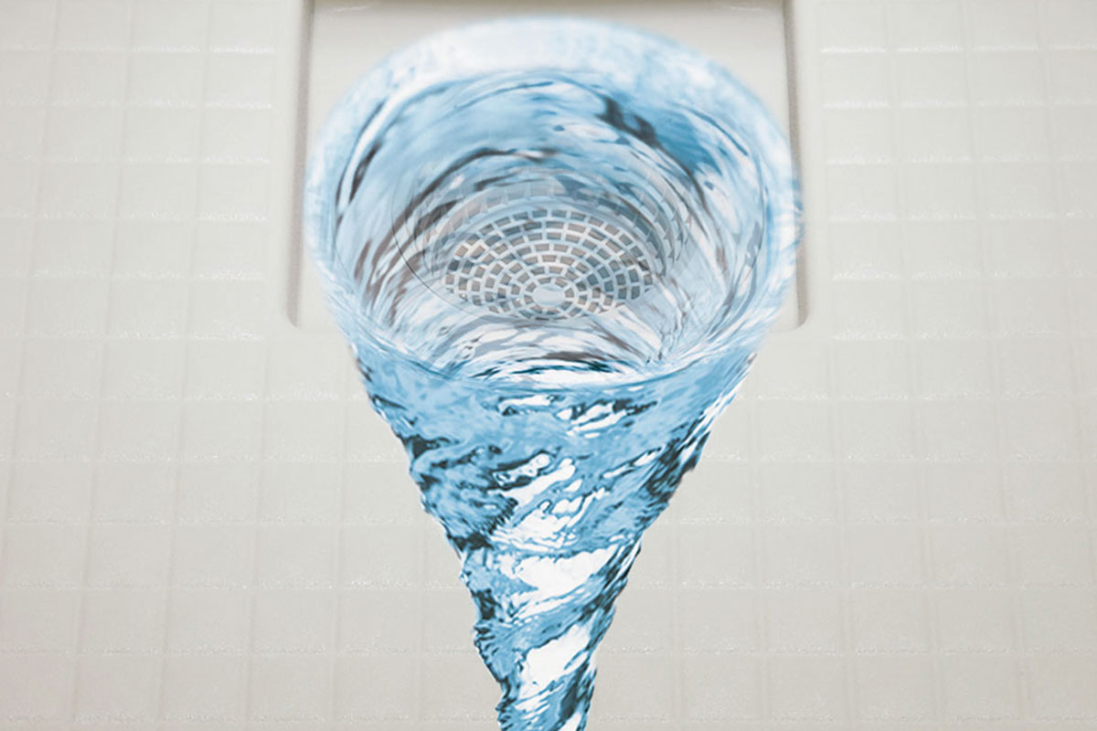 【くるりんポイ排水口】