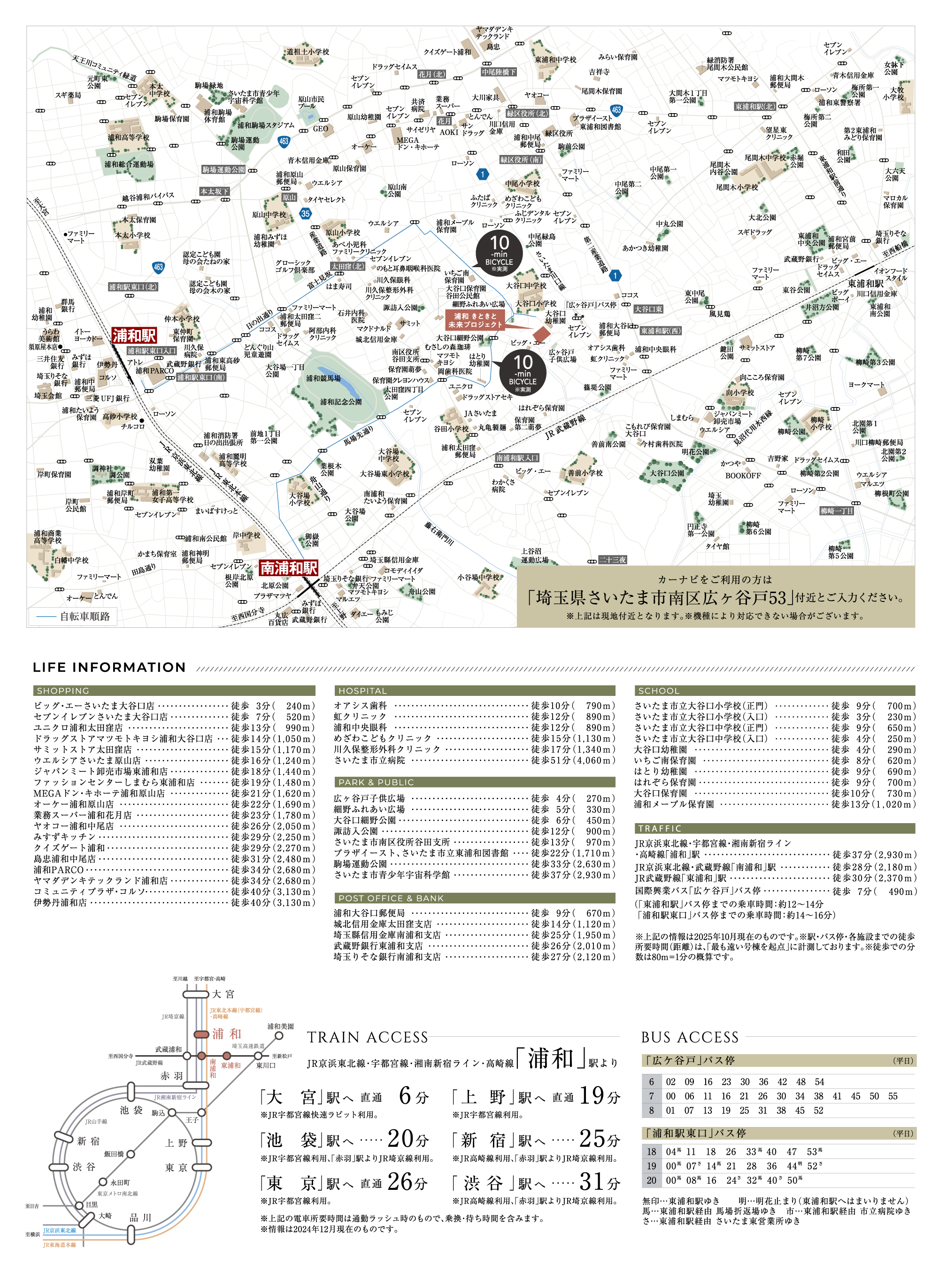浦和駅利用可能なロケーション
