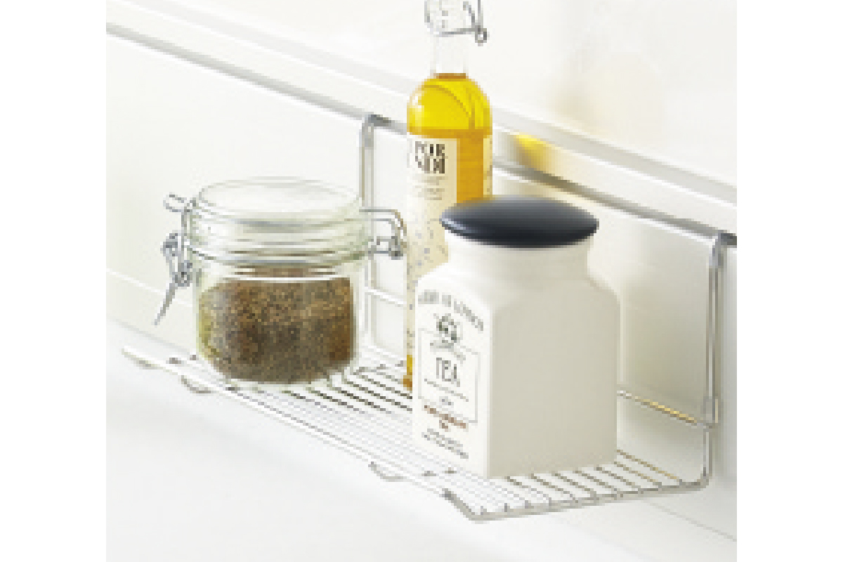 【レシピ立てにも使えるラック】