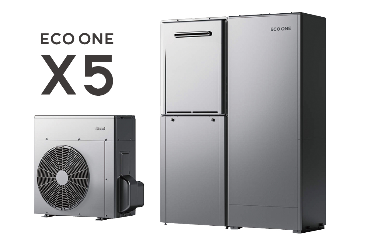 【ハイブリッド給湯・暖房システム「ECO ONE X5」】 【ハイブリッド給湯・暖房システム「ECO ONE X5」】