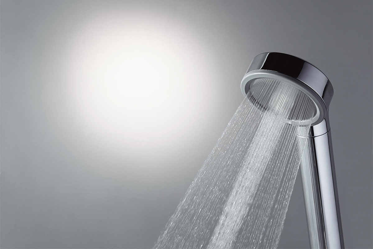 【W水流シャワー(メタルワンタッチ)】 【W水流シャワー(メタルワンタッチ)】