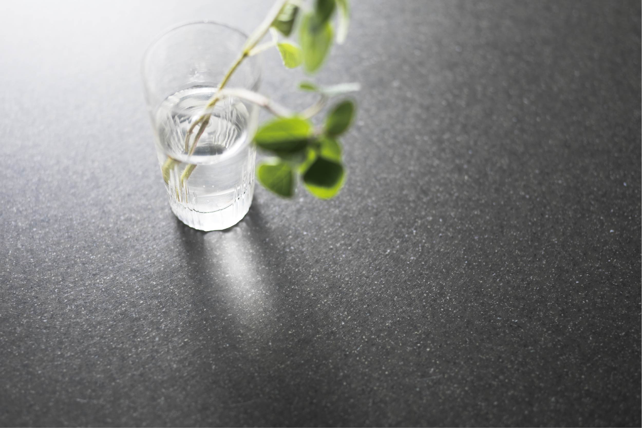 【人造大理石のカウンター】 【人造大理石のカウンター】