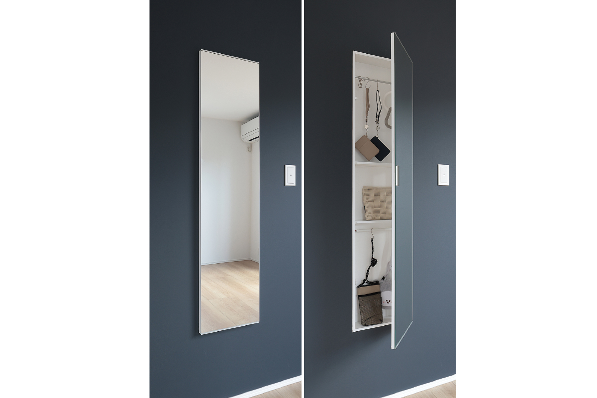 【ミラーニッチ収納（玄関ホール・主寝室）】