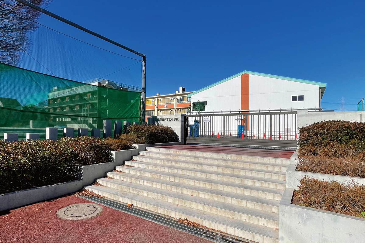 流山市立八木北小学校(通学区域) 流山市立八木北小学校(通学区域)