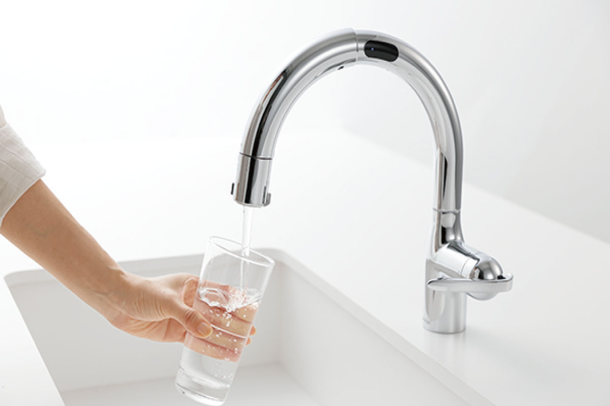 【タッチレス蛇口一体型浄水器/LC】 【タッチレス蛇口一体型浄水器/LC】