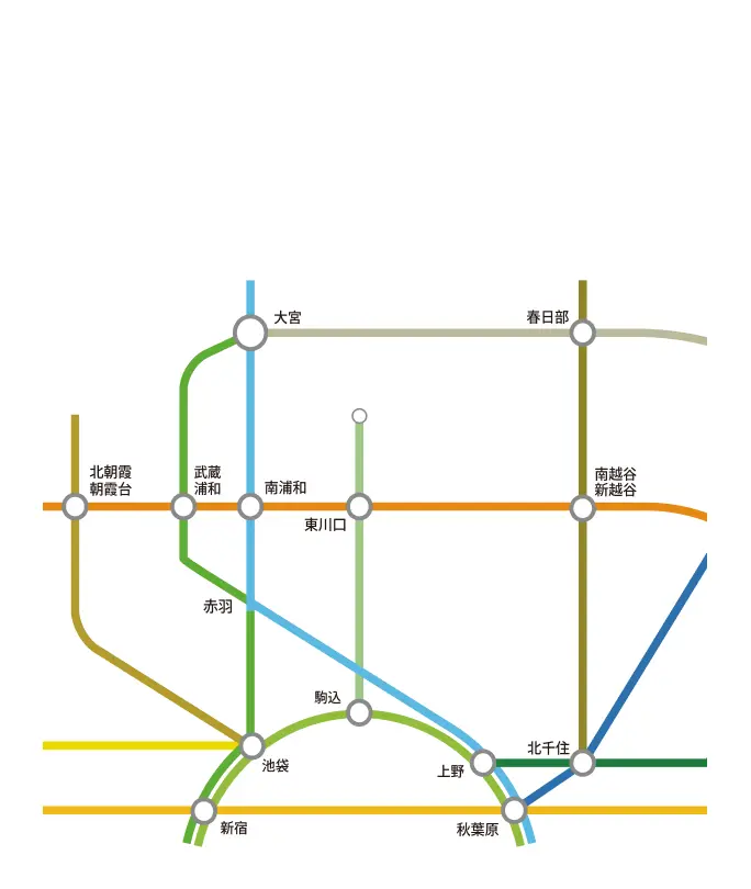 沿線・駅の路線図