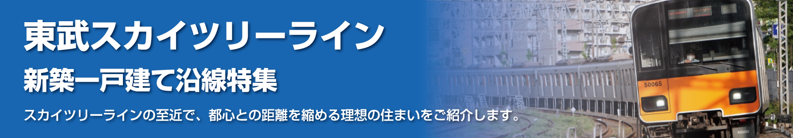 東武スカイツリーラインの一戸建て情報