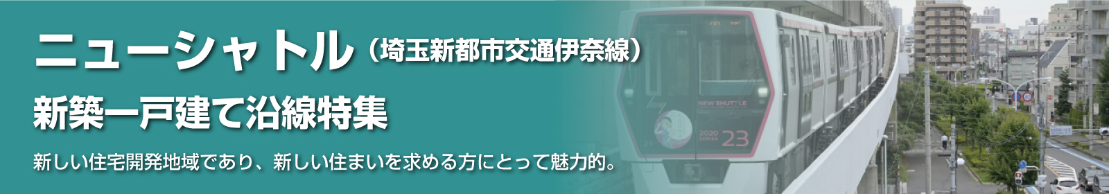 埼玉新都市交通 [伊奈線]の一戸建て情報