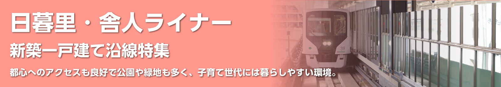 日暮里・舎人ライナーの一戸建て情報